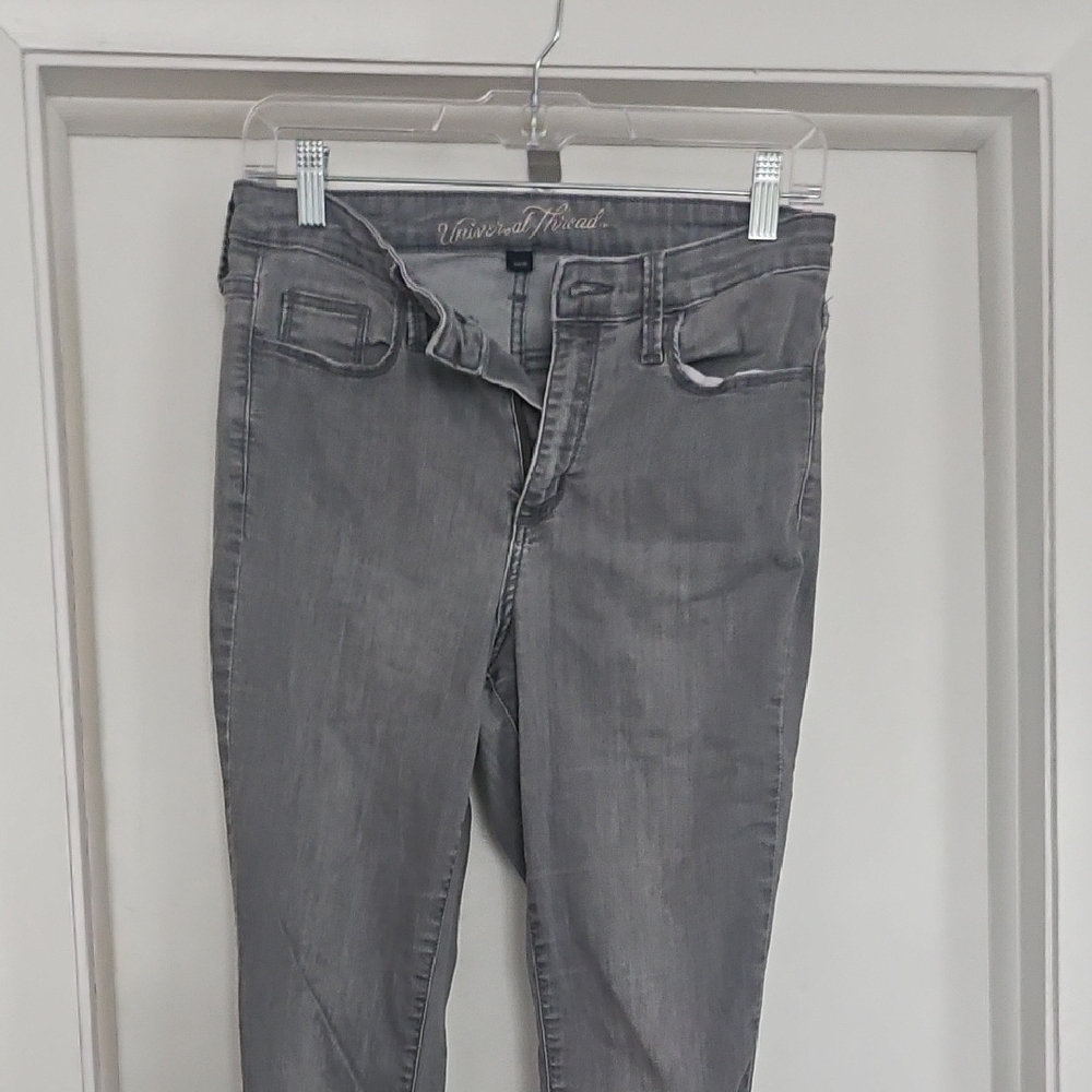 Universal Thread Women's Charcoal Skinny Jeans